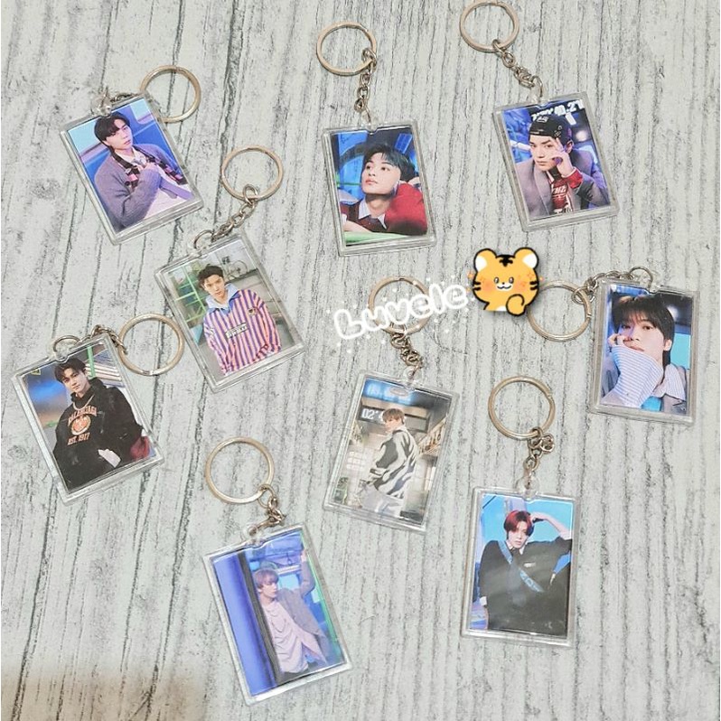 NCT SMCU Express Winter Album Acrylic Clear Keychain Gantungan Kunci Akrilik