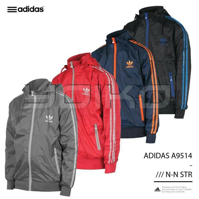 Danazva Jaket Adidas 9514 Hitam Yoiko Import