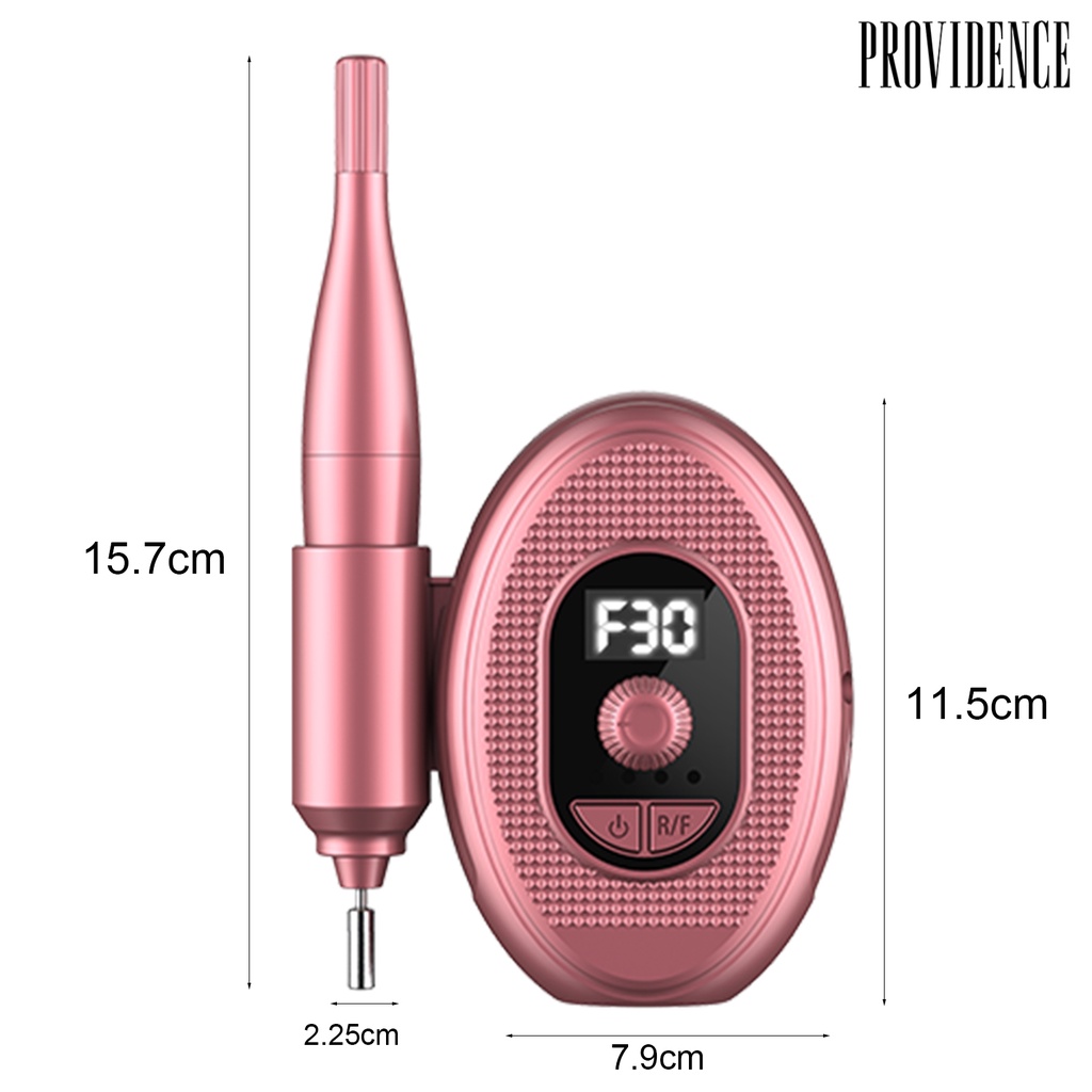 Providence Mesin Bor Poles Kuku Elektrik Portable Usb Rechargeable Untuk Salon / Manicure