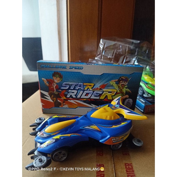 MD 3361Tamiya mainan 4WD pakai baterai kemasan PRES MIKA / TAMIYA STAR RIDER 1:32 CHALLENGE SPEED