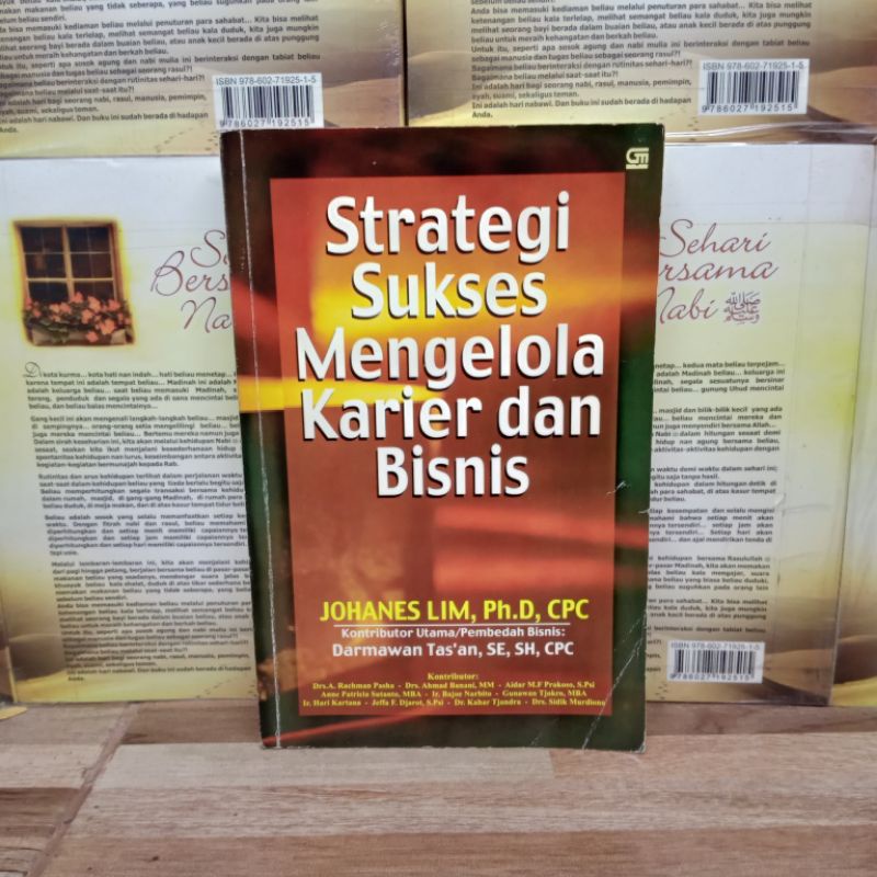 

BUKU ORIGINAL - STRATEGI SUKSES MENGELOLA KARIER DAN BISNIS