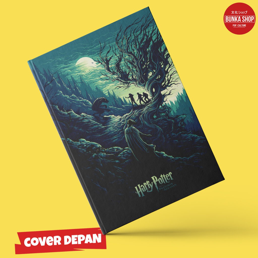 

Note Book Film Harry Potter The Prisoner of Azkaban Green Cover Hardcover A5 Buku Tulis Catatan Note Jurnal Agenda Planner