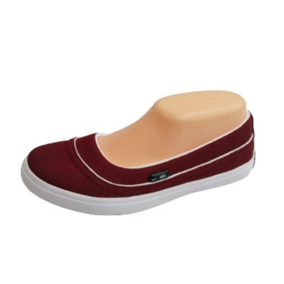 SEPATU WANITA SLIP ON 05 MARUN PUTIH/SEPATU KERJA/SEPATU KULIAH/SEPATU SANTAI/SEPATU HIJABERS/SEPATU SLIP ON