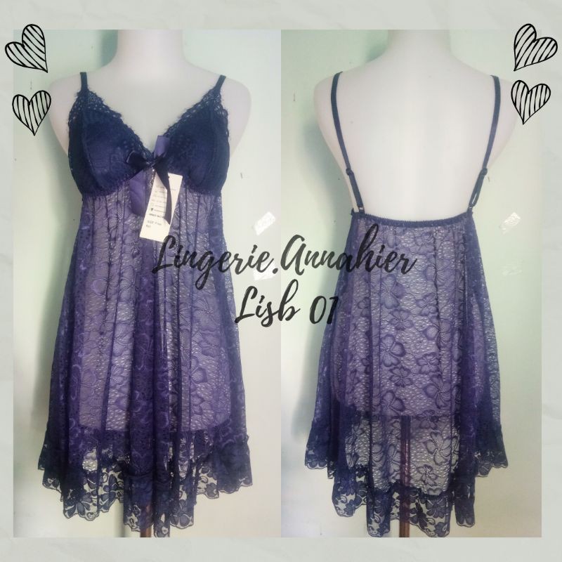 Baju Tidur Seksi. Transparan . Lingerie.Annahier