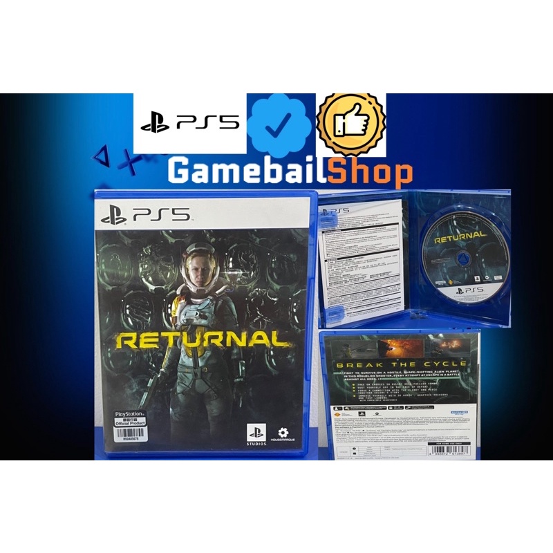 PS5 Game - Returnal 2021 ( Reg 3 Asia / English ) Kaset Game BD PS5 Fisik