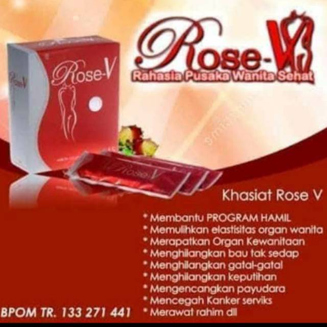 Rose V 1 Box 15 Sachet - Mengatasi Masalah Kewanitaan