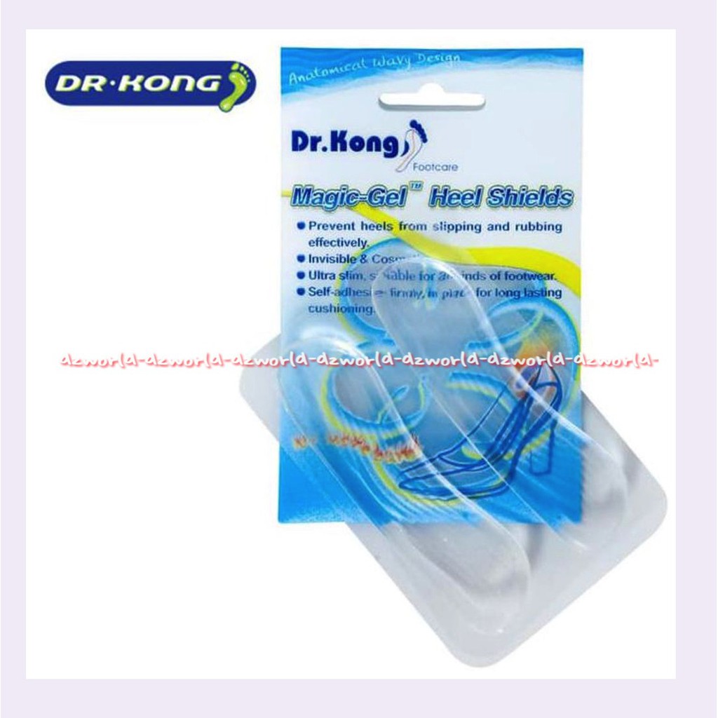 Dr. Kong Magic Gel Heel Shields Alat Alas Kaki Pelindung Tumit