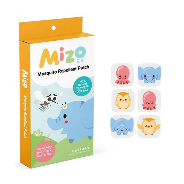 Mizo Mosquito Repellent Patch Stiker Pengusir Nyamuk Bayi