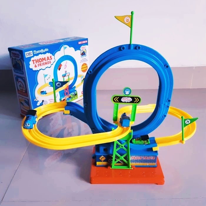 Mainan Track Thomas Roller Coaster - Jalur Rel Kereta Api Anak Edukasi