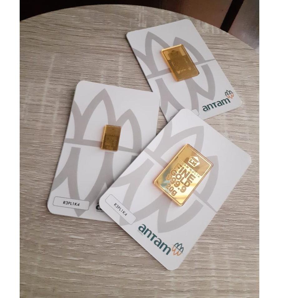 Produk Keren K8DVF Replika tiruan Antam / tiruan emas batangan / logam mulia akrilik ber kartu antam