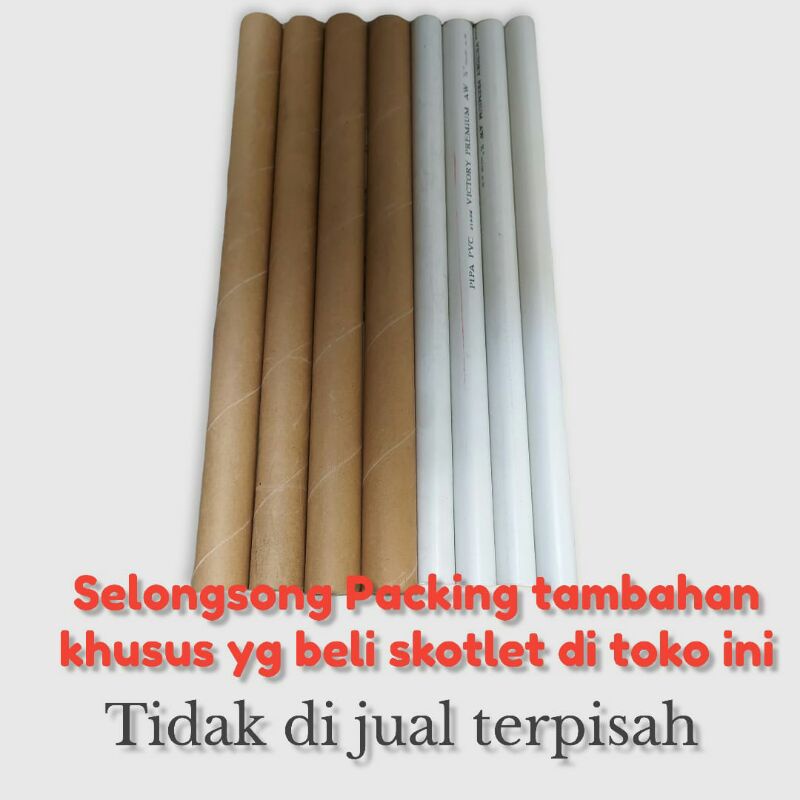 

Selongsong/tube/cones tambahan buat packing