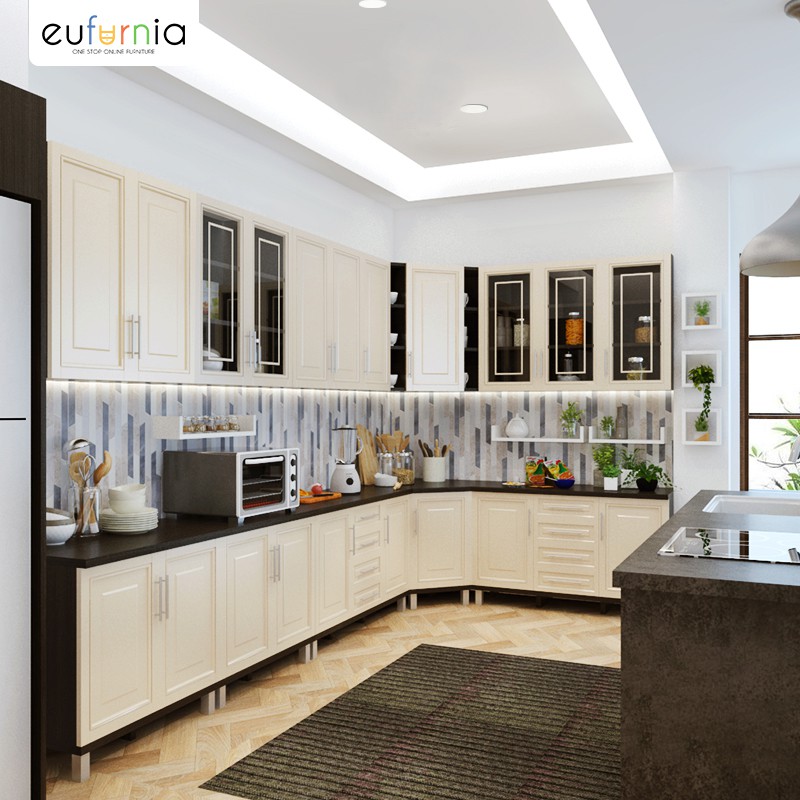 Mutiara Series Kitchen Set 2 pintu + Laci / Rak Dapur/ Meja Dapur/ KKT010880i