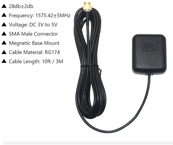 GPS Antenna Antena for GPS GSM Module head unit android GPS External Mobil konektor SMA Female