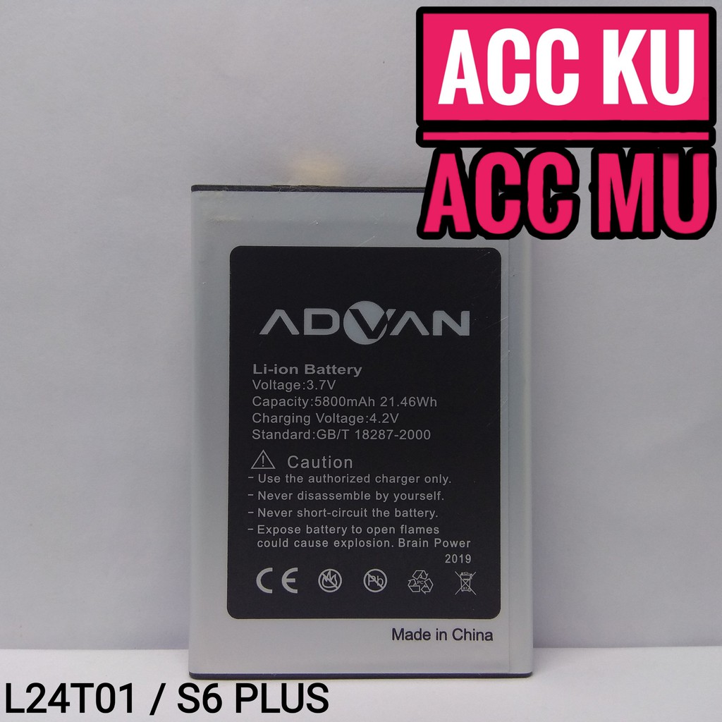 BATERAI ADVAN L24T01 BATTERY ADVAN S6 PLUS ORIGINAL 99