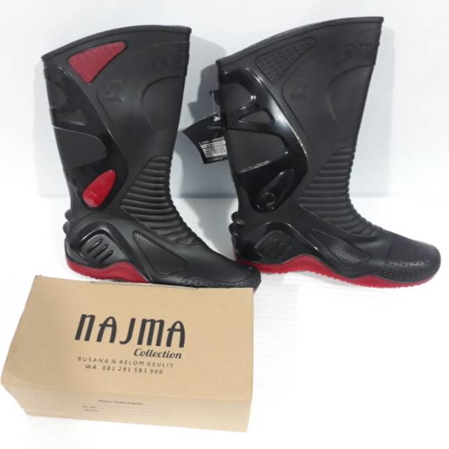 AP boots moto 2 black seoatu AP boots hitam