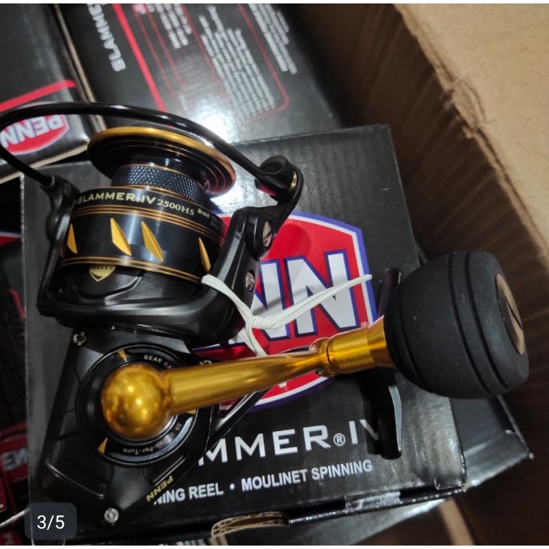 reel penn slammer IV keluaran 2021 ukuran 2500 4500 hs high speed