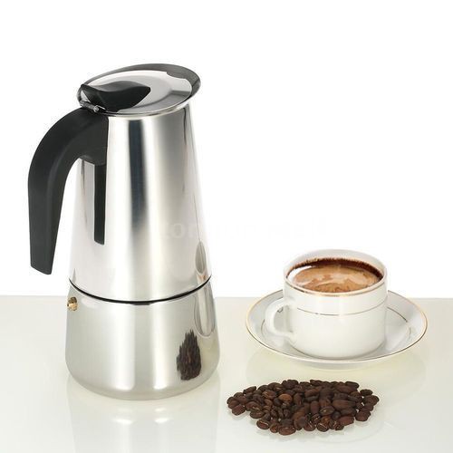 6 Cup Stainless Steel EXPRESSO MAKER / pembuat kopi moka pot