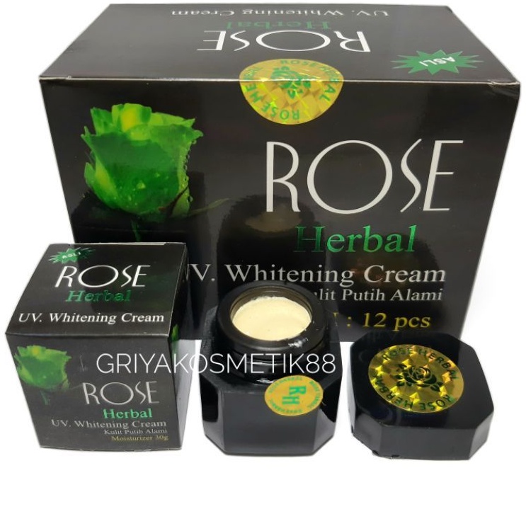 CREAM ROSE HERBAL UV WHITENING ecer