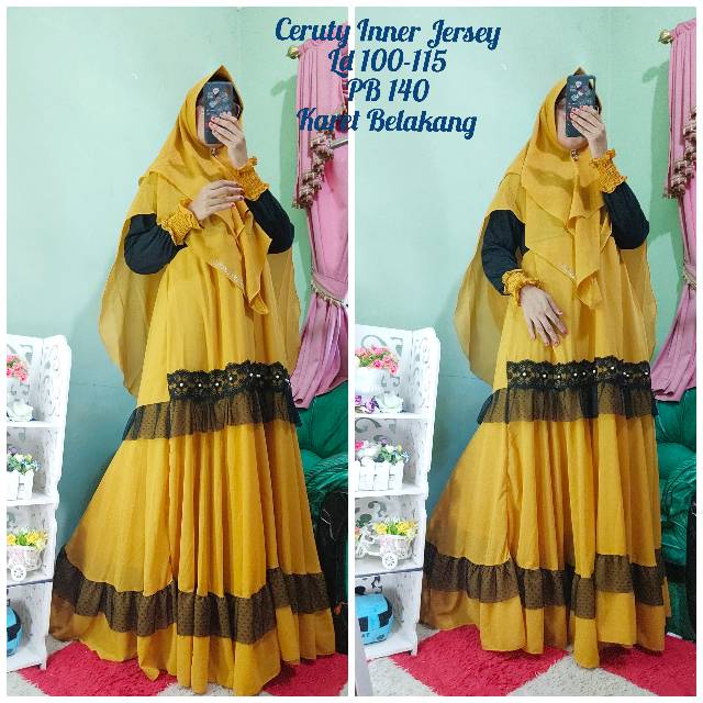 Set Gamis SYARI INCES SHIREEN VOL 3 by wardiana