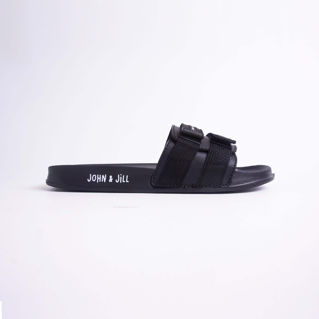 John&amp;Jill Velcra Sandal Black