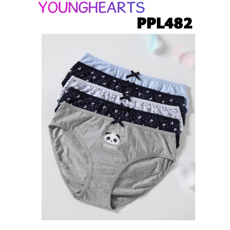 PPL482 panty katun pack  younghearts L