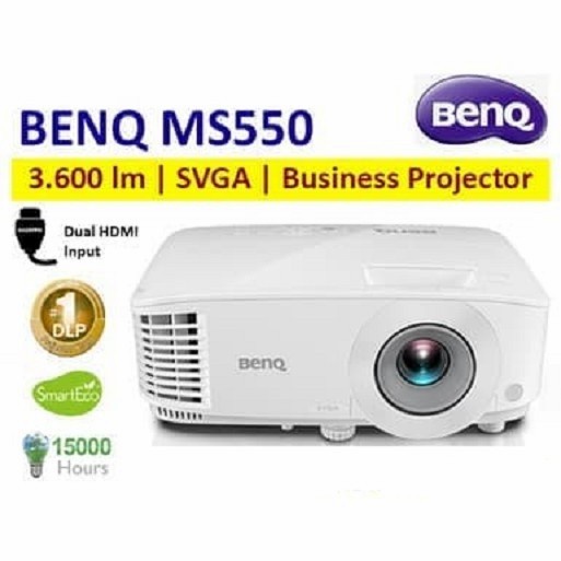 PROYEKTOR BENQ MS550 3600 LUMENS HDMI SVGA PROJECTOR RESMI 3TH