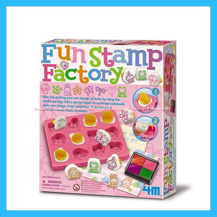 

4M FUN STAMP FACTORY PAKET MAINAN MEMBUAT STEMPEL DARI CLAY TANAH LIAT