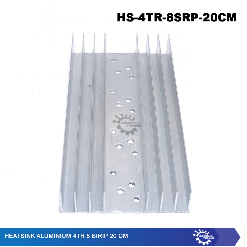 4TR 8 Sirip 20 cm Heatsink Aluminium