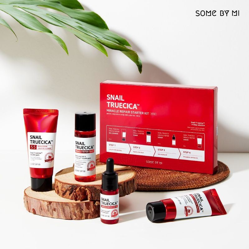 [BPOM] Some By Mi / SOMEBYMI - Snail Truecica Miracle Repair Starter Kit 4ea