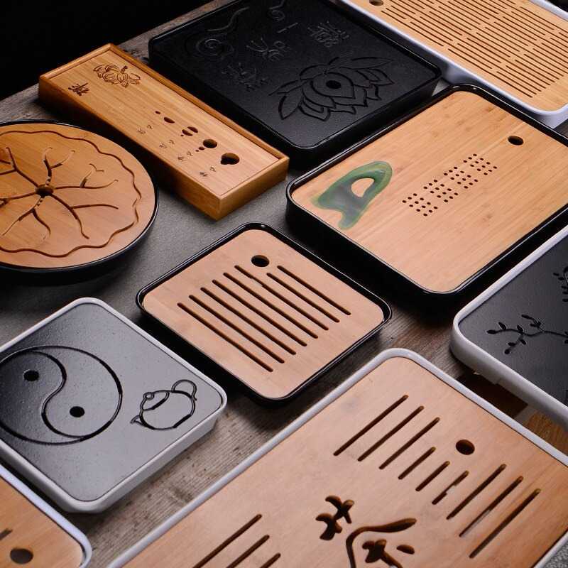 NLSLASI Tatakan Teh China Bamboo Tea Tray - NL27
