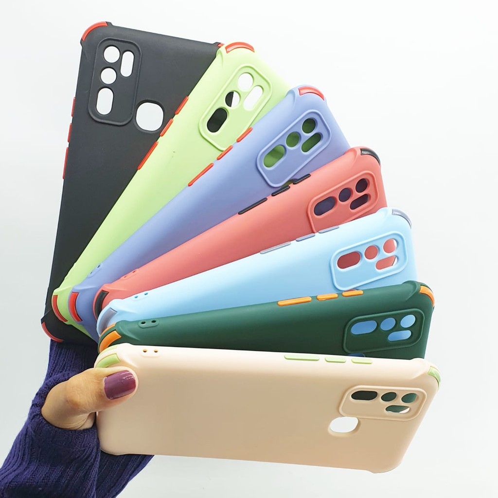 Vivo Y50 / Y30 Softcase Candy Crack Macaron 2 Tone Plus Pelindung Camera