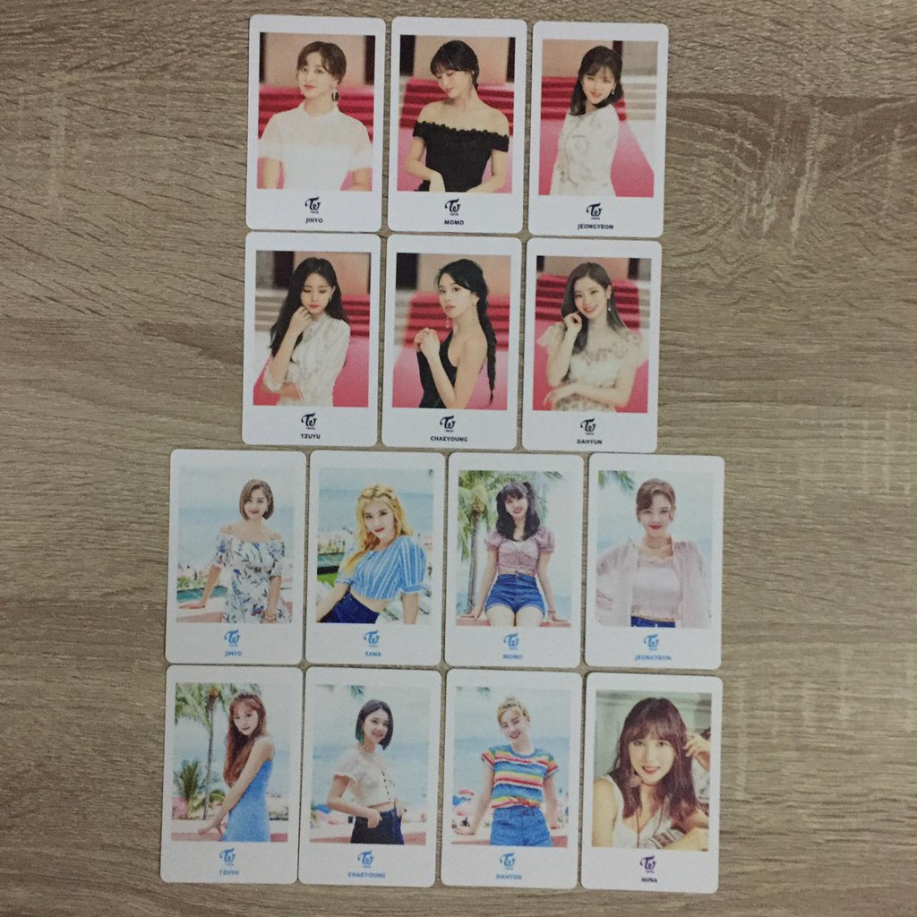 Twice Polaroid Photocard Japan