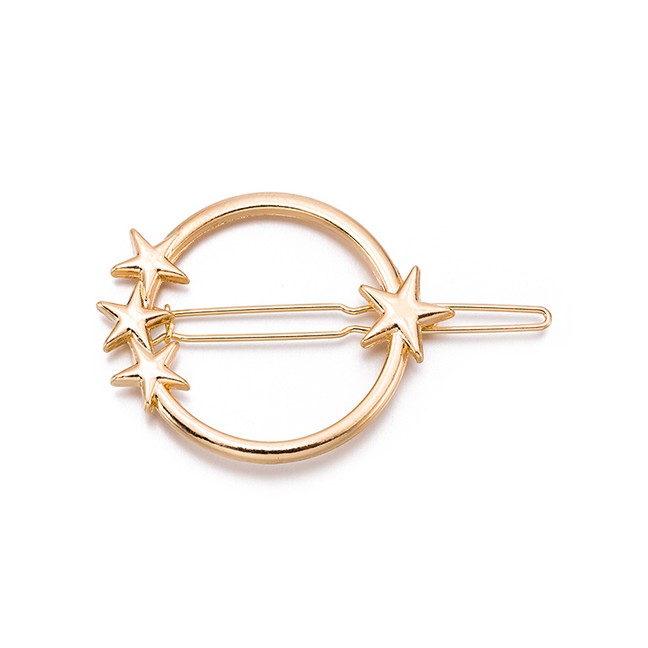 LRC Jepit Rambut Fashion Alloy Round Star Hairpin F4258X