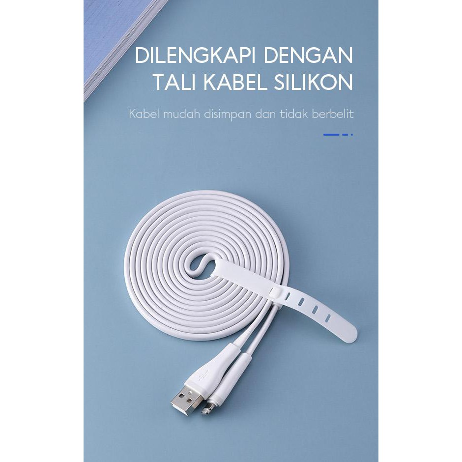 VIVAN SL30S SL100S SL200S 2A Lightning Quick Charge SR Extended Protection Data Cable Flat Design