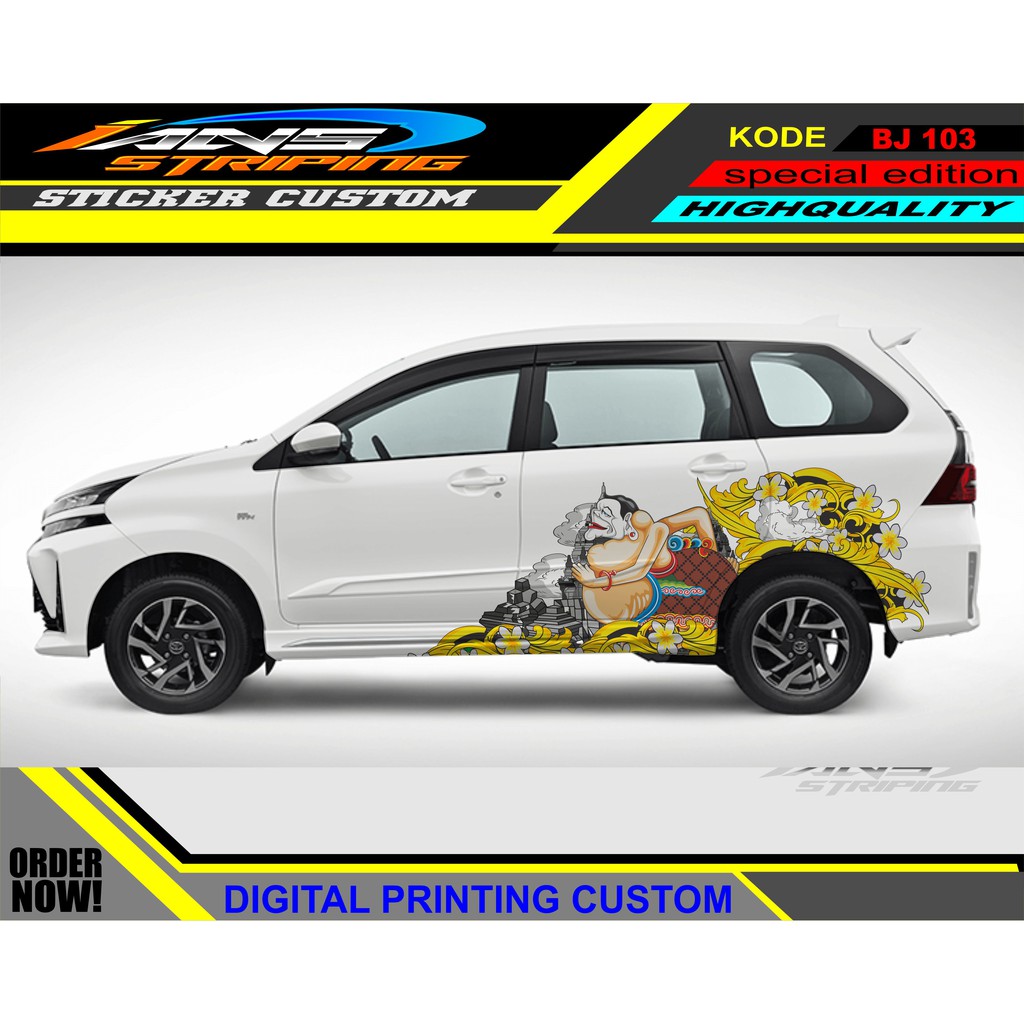 STRIPING MOBIL AVANZA XENIA SEMAR