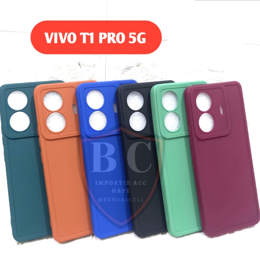 CASE FOR VIVO T1 PRO 5G - SOFTCASE PRO CAMERA FOR VIVO T1 PRO 5G