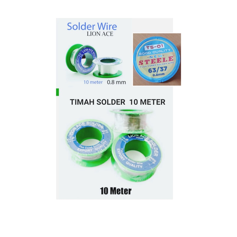 timah solder steele TS-02 panjang 10 meter