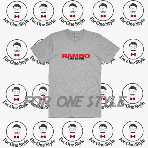 T-SHIRT KAOS RAMBO LAST BLOOD