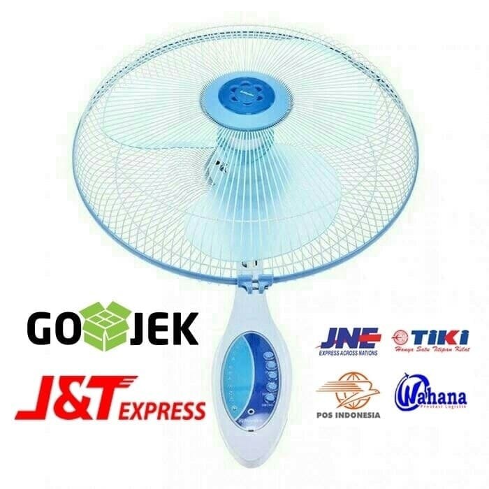 MIYAKO Kipas Angin Dinding Remote Wall Fan KAW-1689 RC - 1689RC