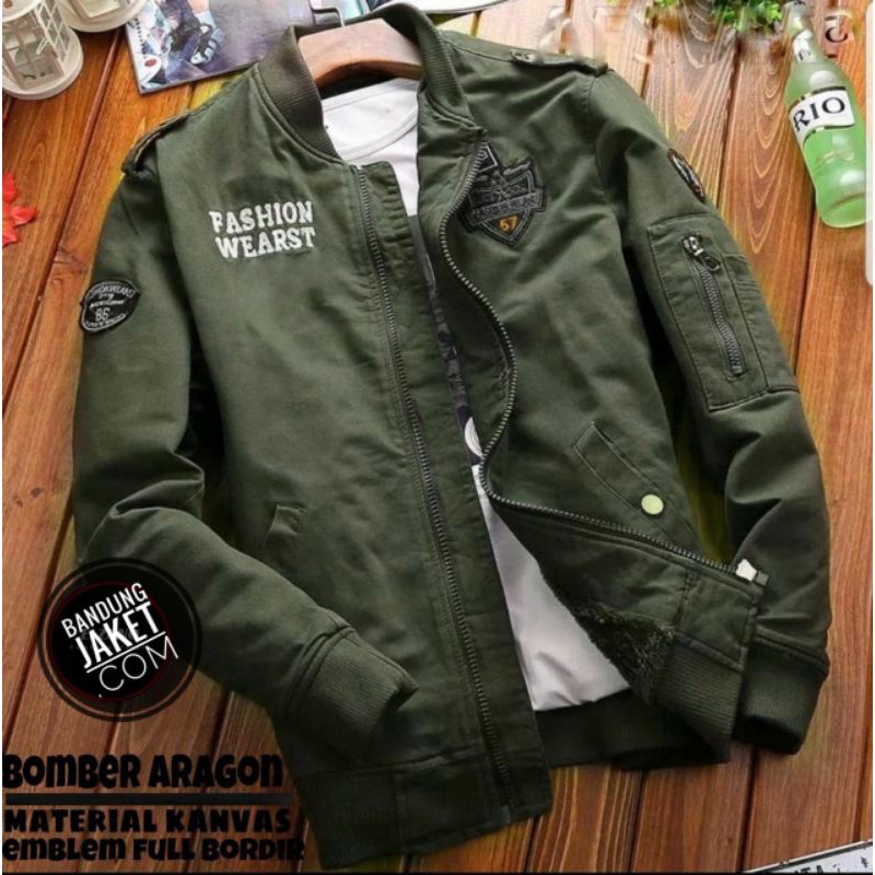 ARAGON BOMBER || Jacket Bomber Pilot || Jaket Pria Masakini #AB