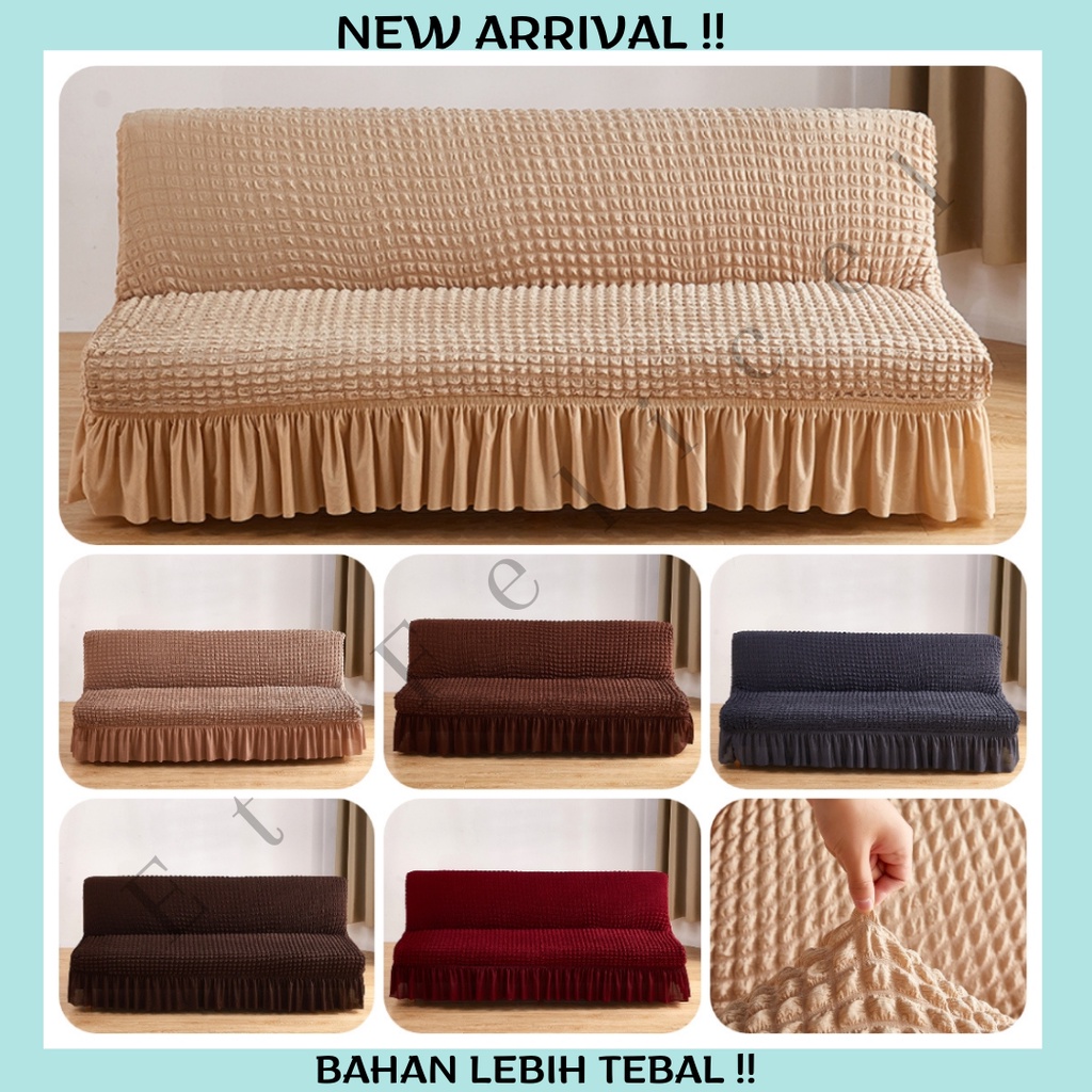 ETFELICEL Elastic Sofa Bed Cover Skirt / Penutup Sarung Sofa Bed Cover Sofa Bed Alas Sofa Bed Renda