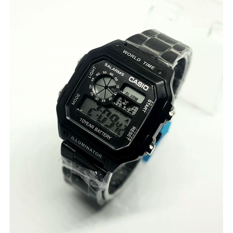 JAM TANGAN PRIA WANITA DIGITAL CASIO AE1200 ILUMINATOR TERMURAH