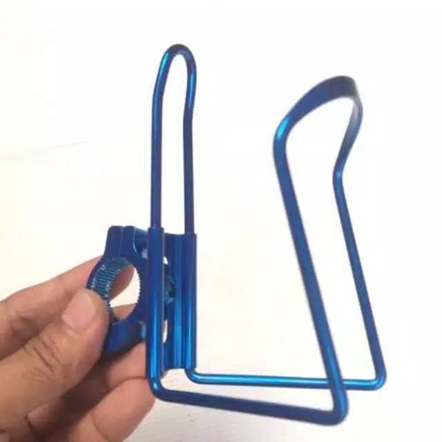 Breket bracket rak holder botol minum sepeda dan motor bahan alumunium aloy anti karat