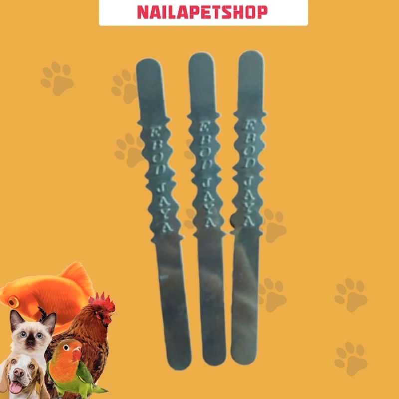 KLEM KANDANG MURAI STAINLESS / KLEM TEBOK EBOD JAYA / 1 SET ISI 3pcs