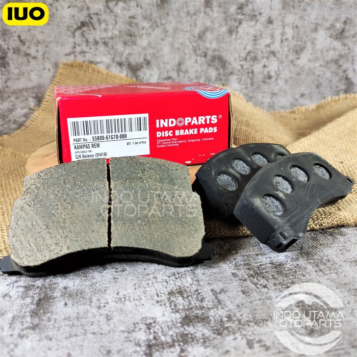 Kampas Rem Depan Suzuki Baleno SY416 Brake Disc Pad INDOPARTS