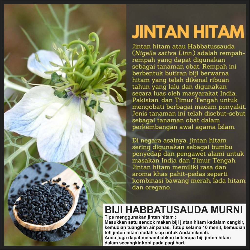 Manfaat jintan hitam