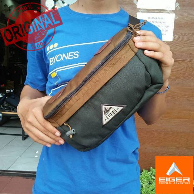 EIGER1989 TAS PINGGANG  Wanderdrif 5338 TAS SLING SLINGBAG WAIST BAG TAS SELEMPANG ORIGINAL TAS WANI