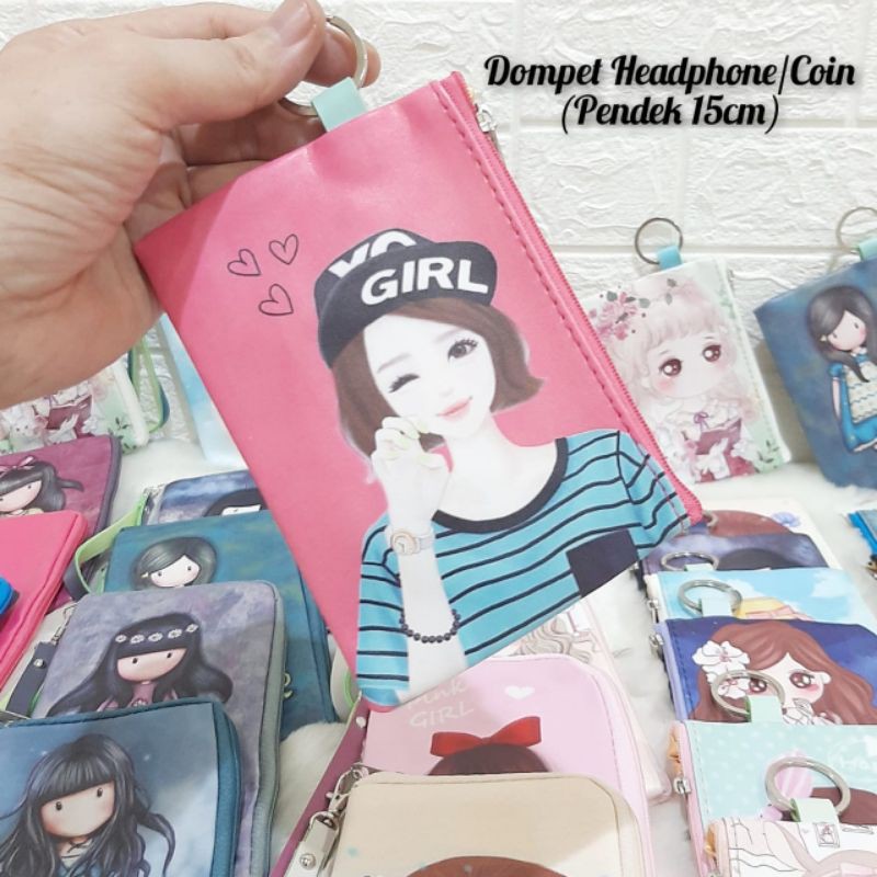 Dompet Handphone  / Dompet girl / Dompet Animasi / Dompet Panjang Hp 15cm &amp; 18cm