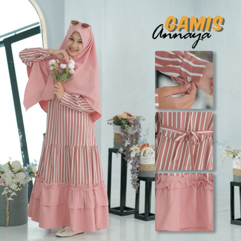 Gamis Annaya By Coolbee / Gamis Remaja 12-20T