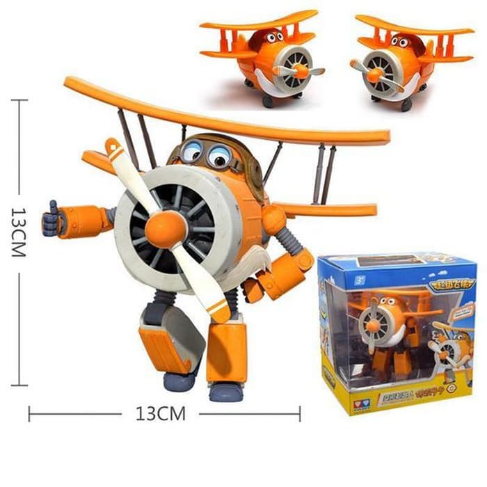 ROBOT... Super Wings Grand Albert Auldey Mainan Pesawat Mainan Robot